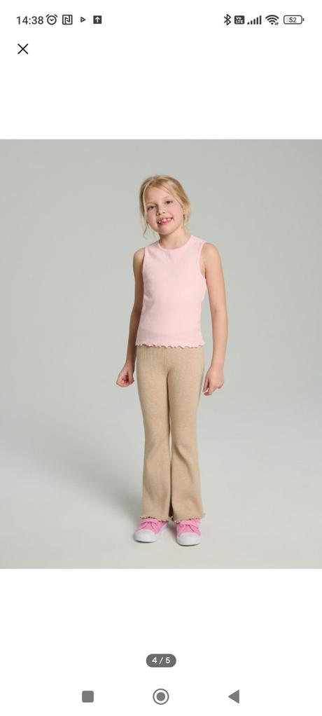 Béžové široké aj klasické legíny 116, sinsay,116