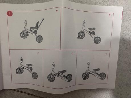 Multifunkcny detsky bicykel, 
