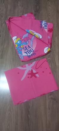 Posteľná bielizeň smolko dievčenska, šírka (cm): 140,dĺžka (cm): 200