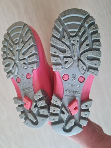 Gumaky 26/27 s vložkou, demar,26