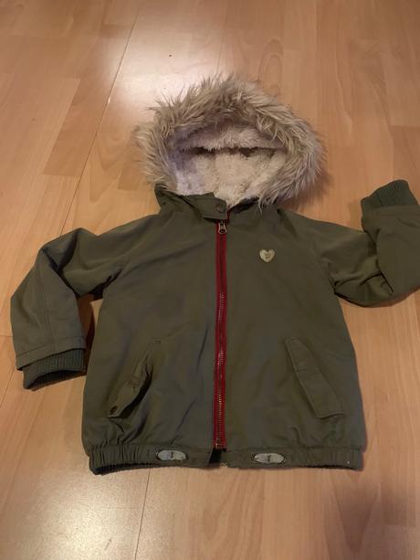 Dievcenska zimna bunda zara s kozusinou, zara,92
