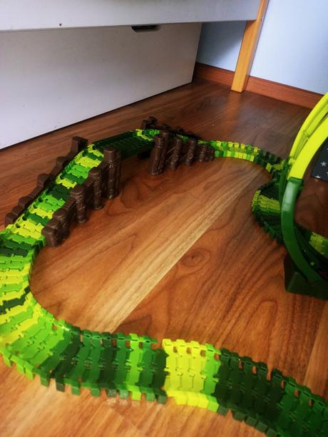 Plastova draha z pepca bez auta,