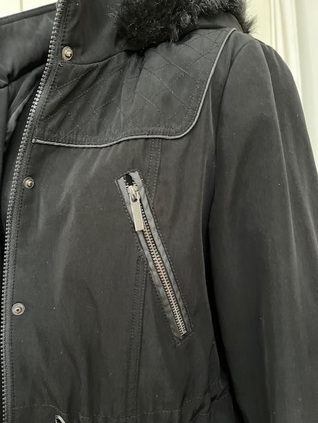 Parka čiernej farby- zn. orsay, orsay,40