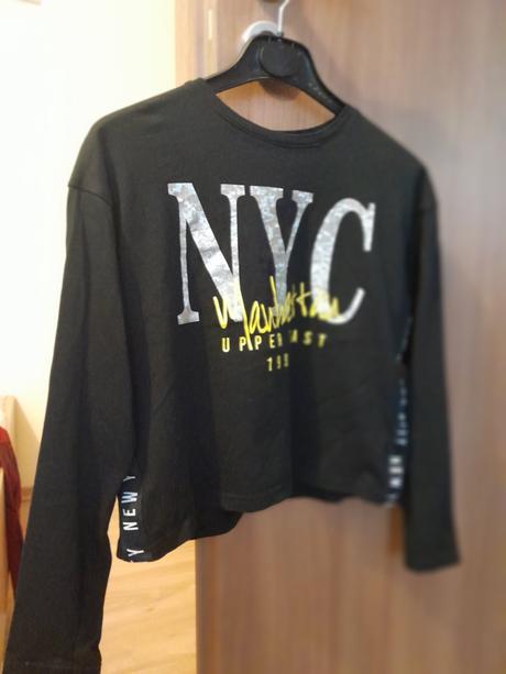 Dievčenské tričko-crop top, takko,140