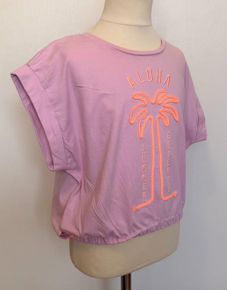 Reserved dievčenský bavlnený crop top / tričko, reserved,152