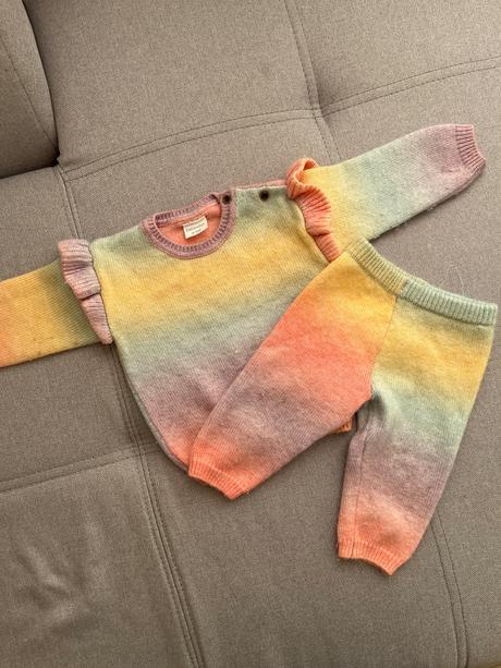 Pletená suprava teplá, f&f,80