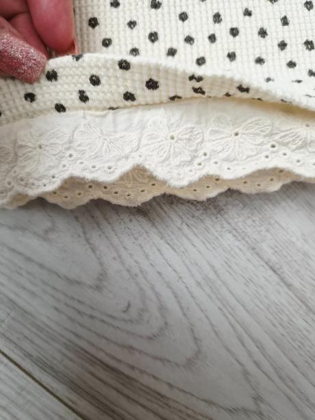 Štýlové bavlnené šaty / tunika s bodkovaným vzorom, zara,104
