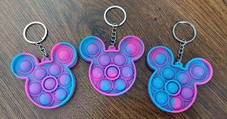 Kľúčenka disney pop it - mickey mouse,