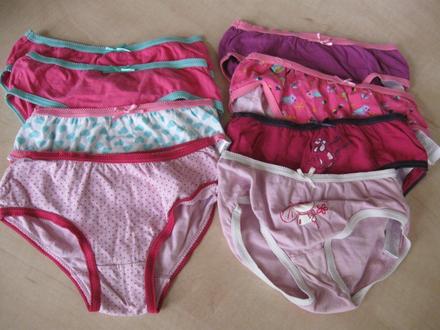 8x dievčenské gatky, 98/104, lupilu,98