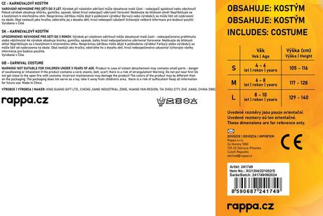 Rappa kostým labutia princezná, 