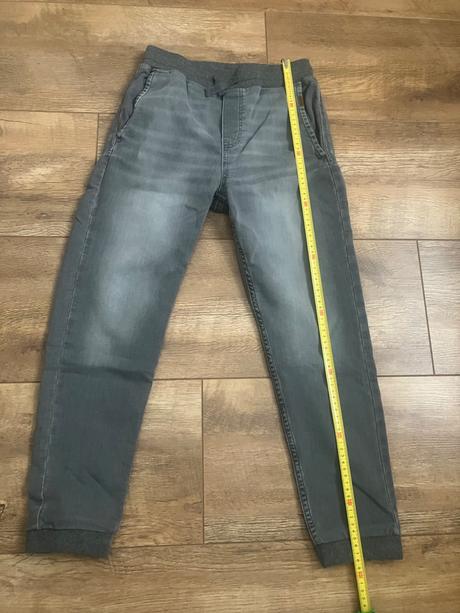 Mäkké elasticke tenšie rifle, h&m,158