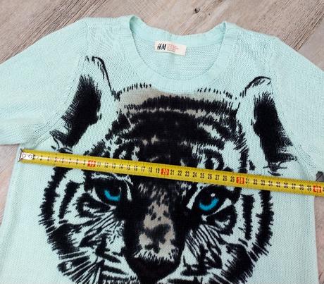 Pulóvrik v mentolovej farbe, h&m,170