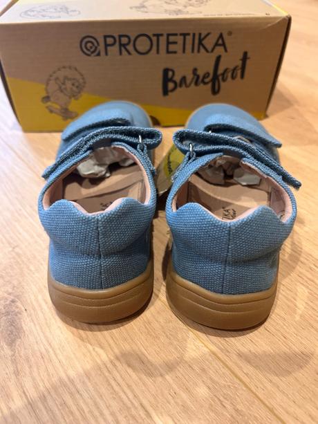 Protetika barefoot textilné sandále tafi - blue, protetika,31