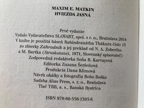 Hviezda jasná-maxim e. matkin,