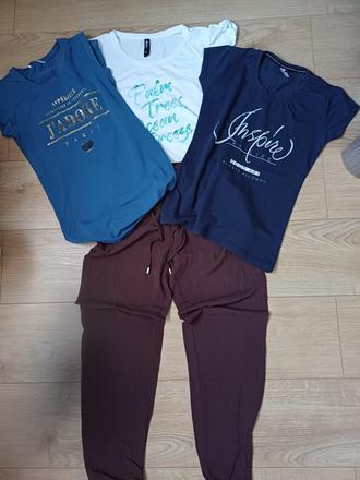 Nohavice a tričká, xs