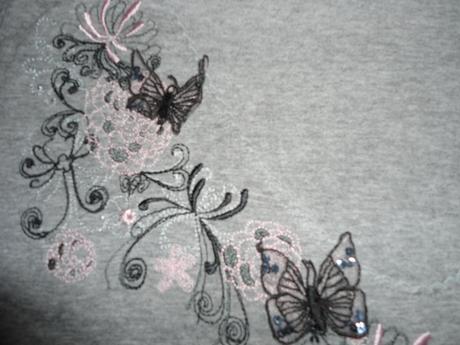 Sive tricko motyle, marks & spencer,s