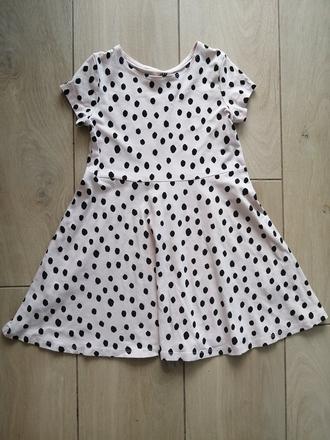 Letné bodkované šaty, h&m,110