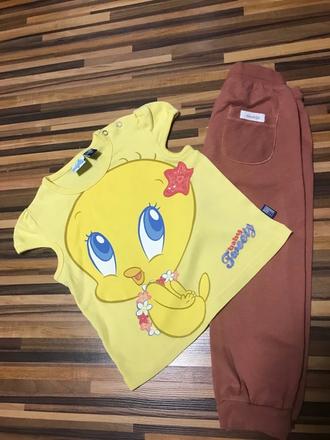 Veľ. 86 tričenko s tweety, original marines,86