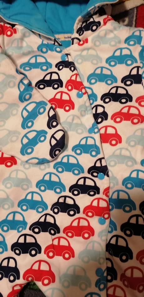 Autíčkový overal 3-6m, 68