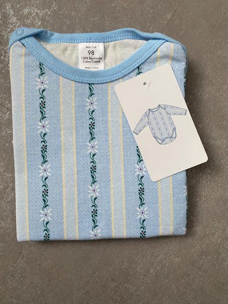 Detské body so šwajčiarskym motívom veľkosť  98, 98