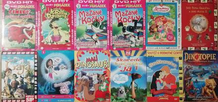 Mix 12 dvd rozprávok + 2x bonus,