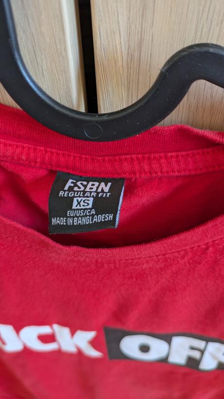 Tričko fuck off, xs