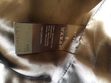 Kožušinová vesta mint velvet xs/s, s