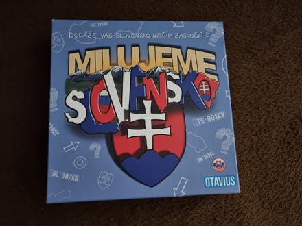 Spoločenská hra milujeme slovensko,