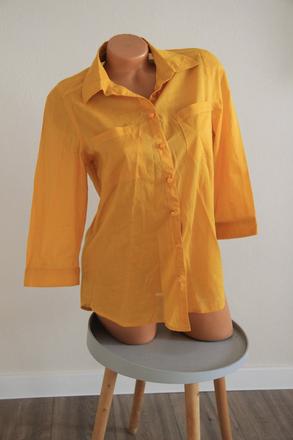 Bavlnená horčicová košeľa, s/m, s