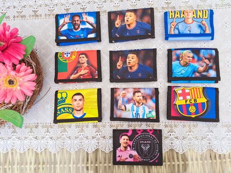 Peňaženka messi, ronaldo, haaland,mbappe,fcb,
