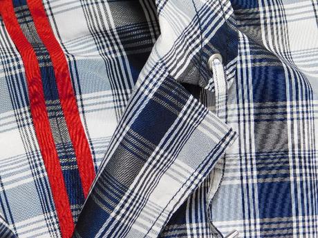 Damsky kvalitny karo blejzer/sako, 48