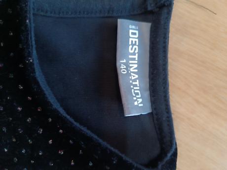 Velúrove sviatočné šaty s trblietkami, 140