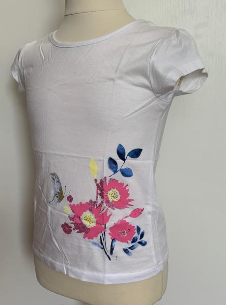 C&a palomino biele tričko s kvietkami, c&a,122