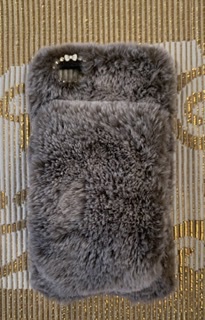 Kožušinkový obal na apple iphone 6s plus, 