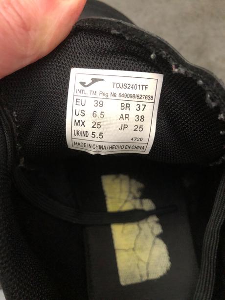 Kopačky halovky v.39, joma,39