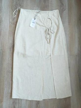 Nová dámska ľanová sukňa gate m, gate,m