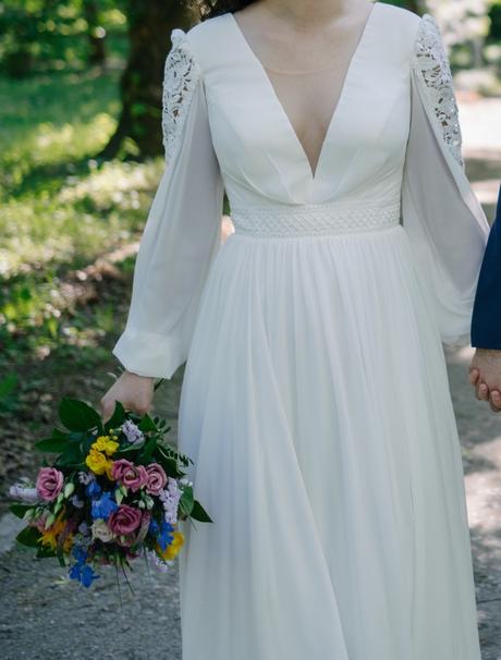 Svadobné boho šaty, 38
