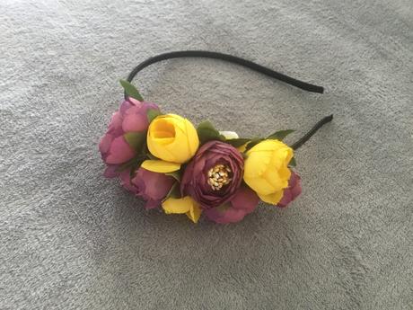 Čelenka lila-žltá, 