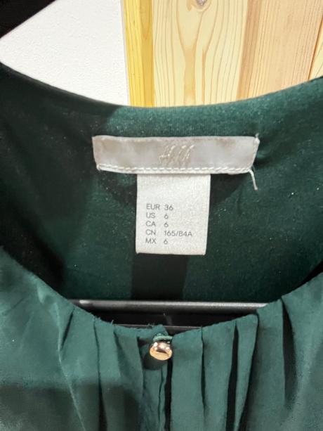 Zelené šaty h&m, h&m,s