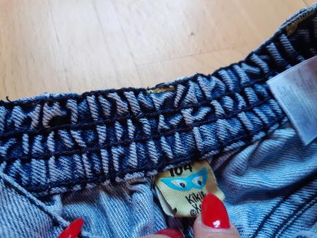 Štýlové riflovinové kraťasy, kiki&koko,104