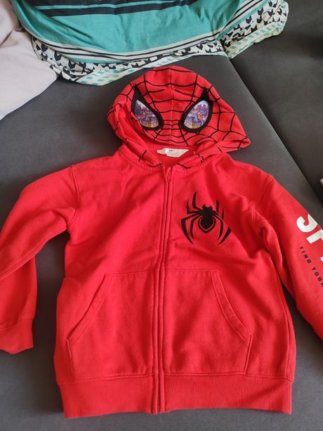 Mikina spiderman, h&m,128