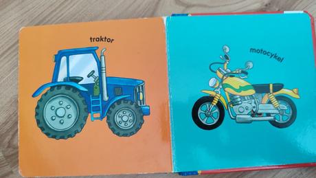 Kniha dopravné prostriedky s puzzle,