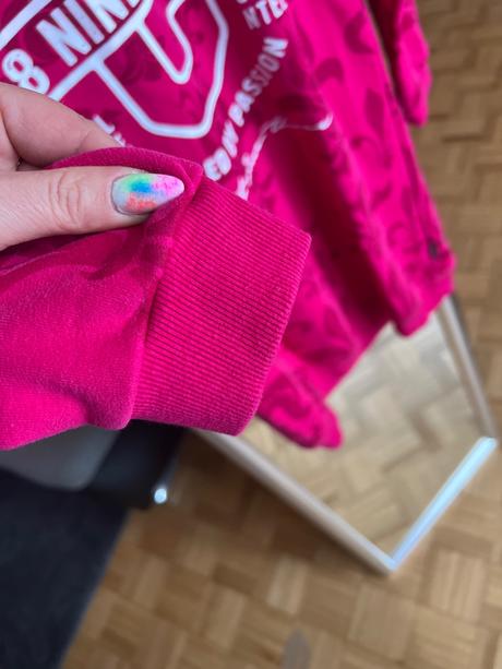 Predĺžená malo nosena mikina, xs