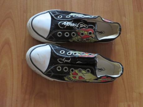 Dievčenské tenisky - veľ. 33 - vn. dl. 22cm, ed hardy,33