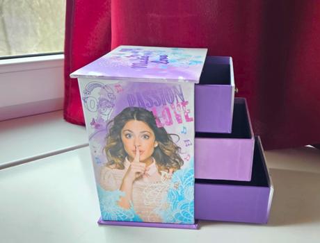 Detská šperkovnica disney, violetta, 