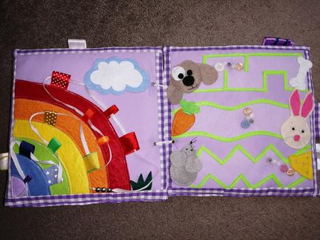 Šitá kniha quiet book,