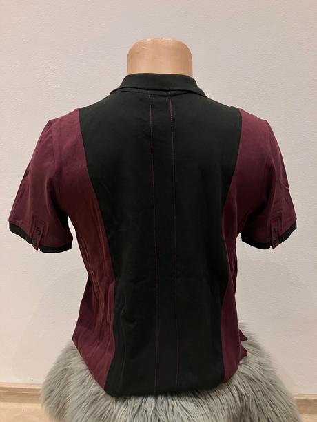 Chlapčenské polo tričko bordovo-čierne (16 r.), original marines,176