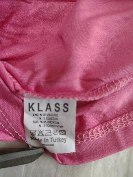 Dámsky ružový elastický top, klass, xs, xs