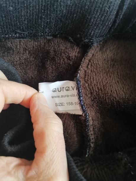 Krásne zateplené legíny - 2x (rôzny vzor), 158