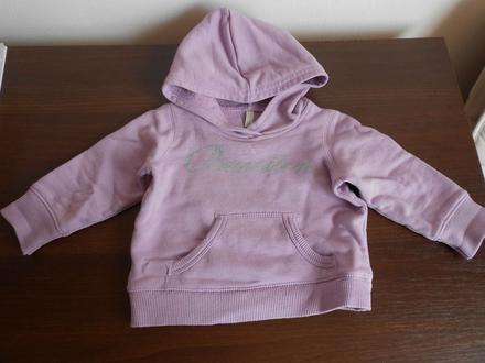 Nenosená mikina, benetton,68